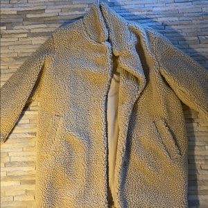 H&M Faux Shearling Teddy Coat